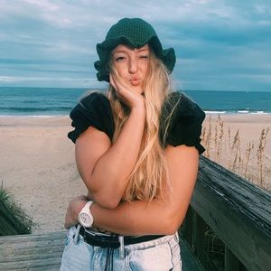 Green Crochet Bucket Hat